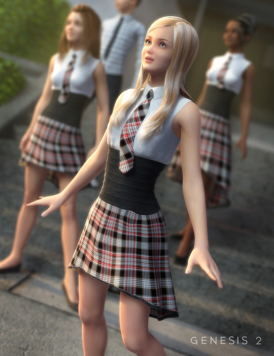 Private School for Genesis 2 Female(s) + Textures_DAZ3DDL