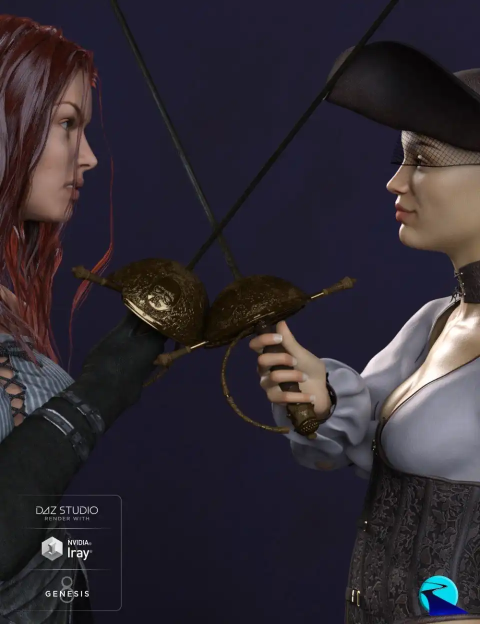 Props & Poses Converter from Genesis 3 Female to Genesis 8 Female_DAZ3D下载站