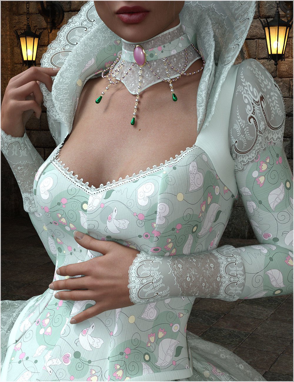 Pure For Deliciously Evil Queen Outfit_DAZ3D下载站