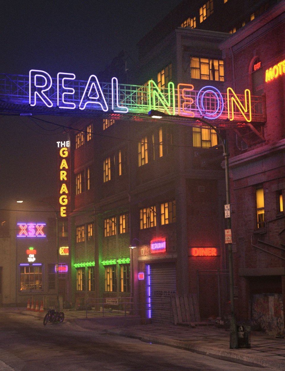 Real Neon Letters_DAZ3D下载站