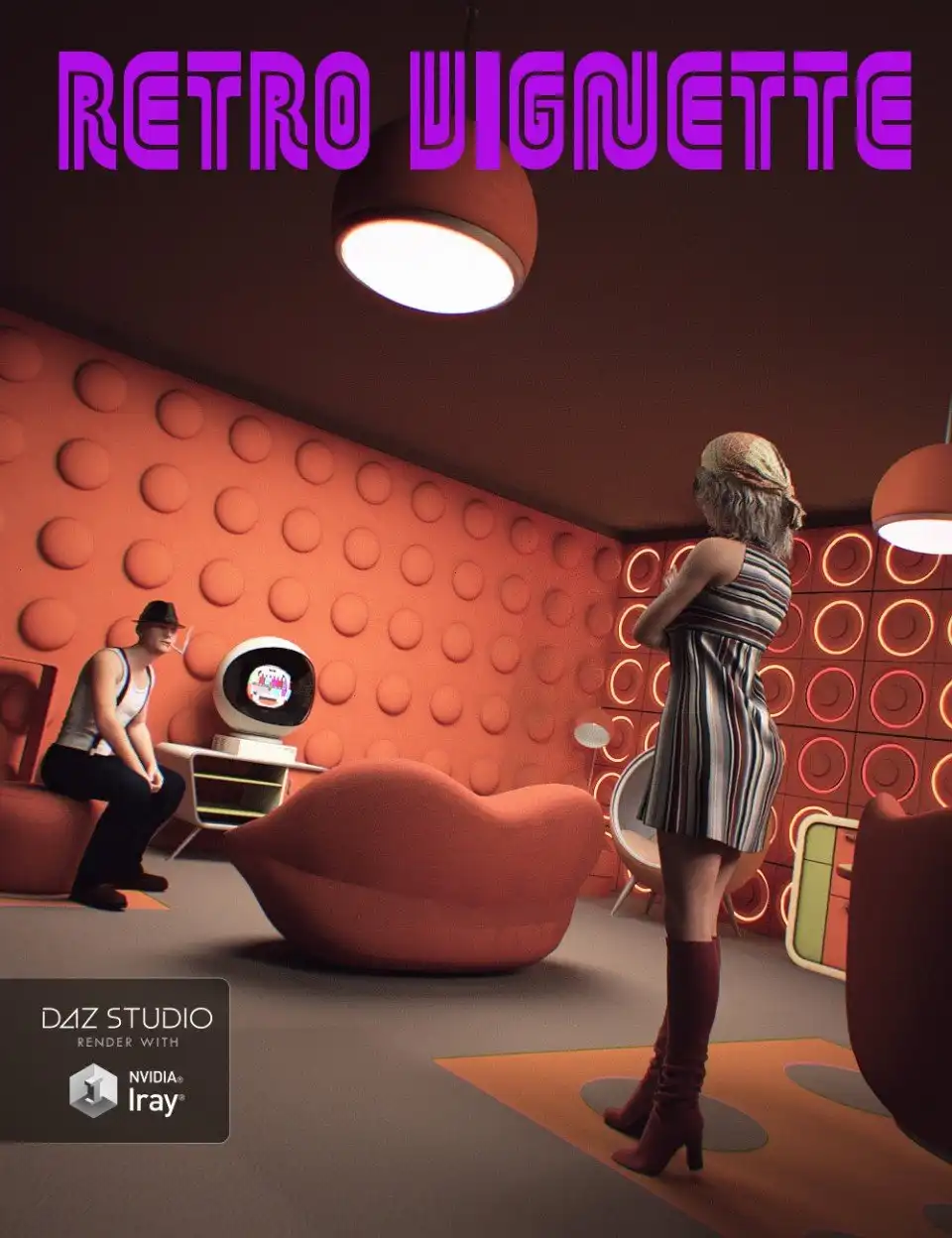 Retro Vignette_DAZ3D下载站
