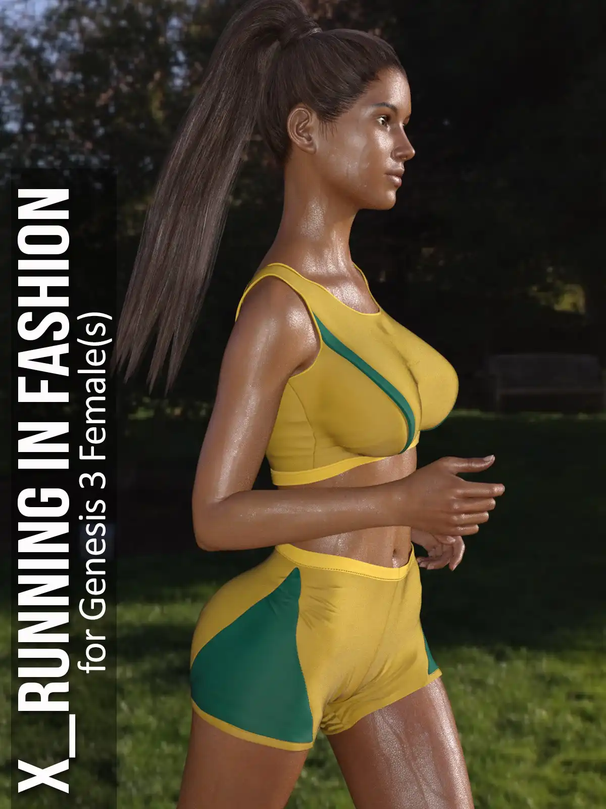 Running in Fashion for G3F_DAZ3DDL
