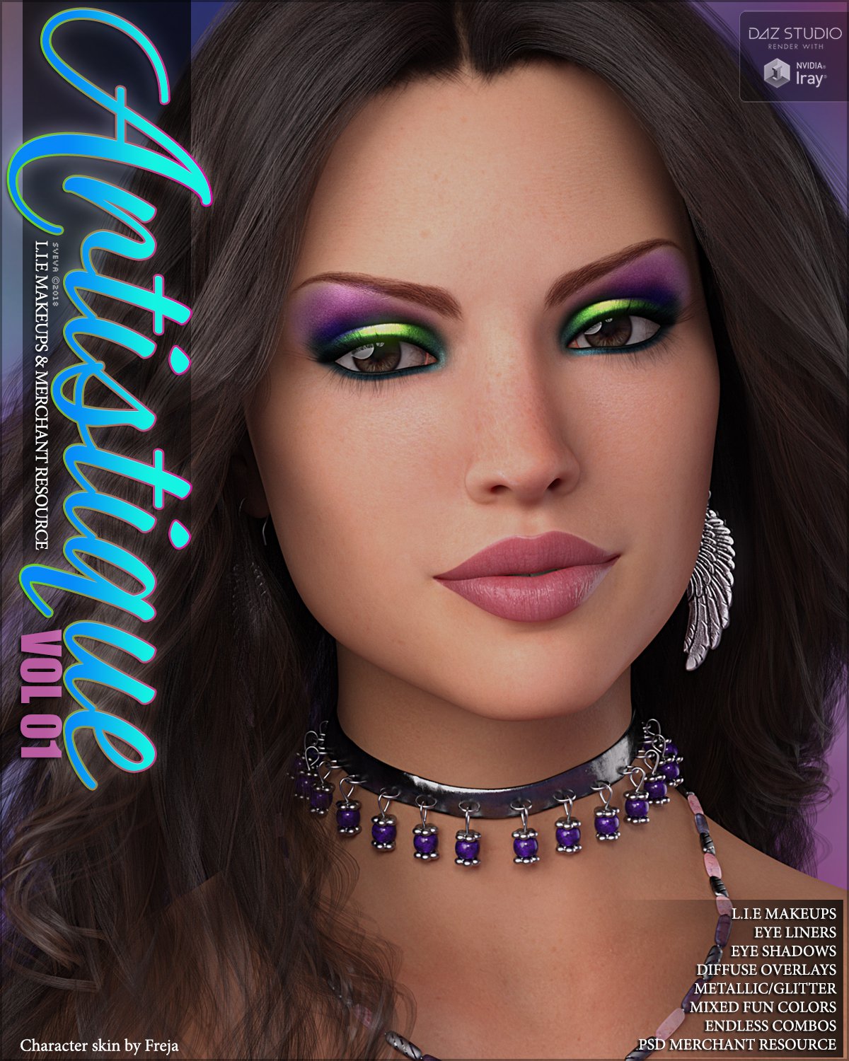 SV Artistique L.I.E and Resource Makeups G8F G3F_DAZ3D下载站