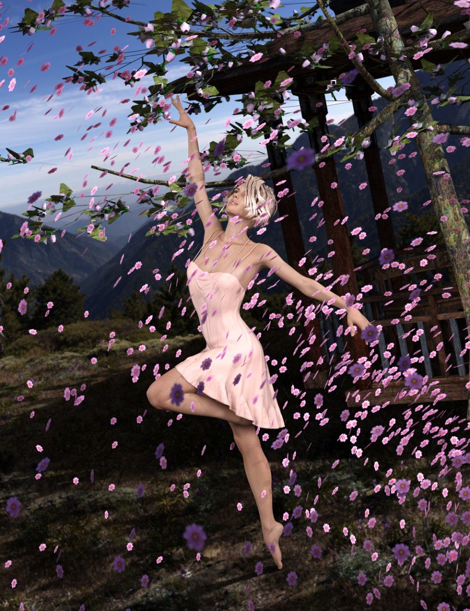 SY Confetti and Nature Effects Iray_DAZ3D下载站