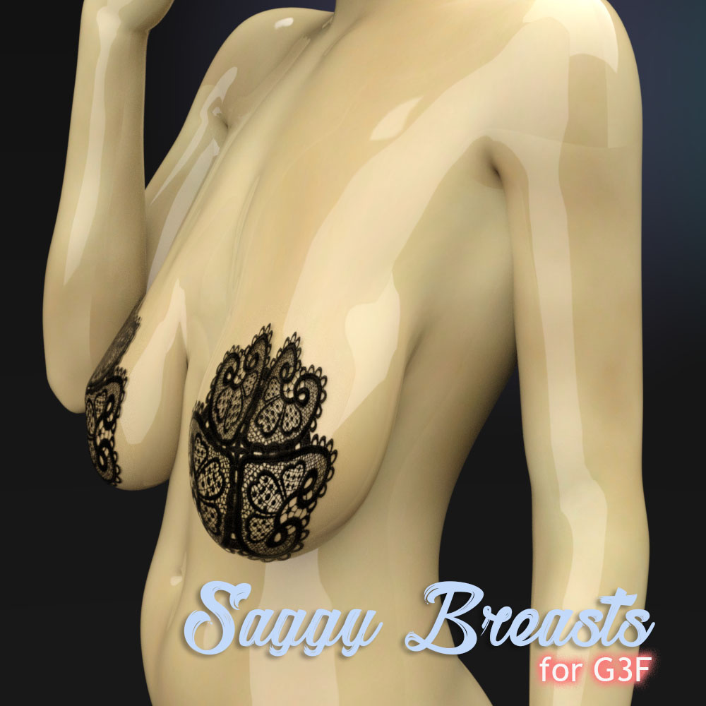 Saggy Breasts for G3F_DAZ3D下载站