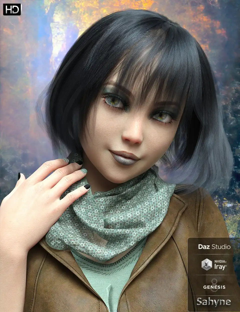 Sahyne HD for Genesis 8 Female_DAZ3D下载站