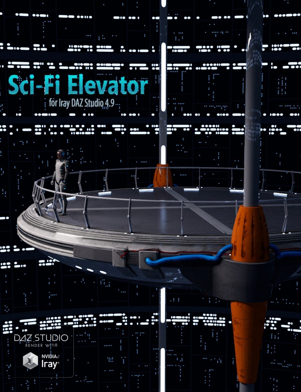Sci-Fi Elevator_DAZ3DDL