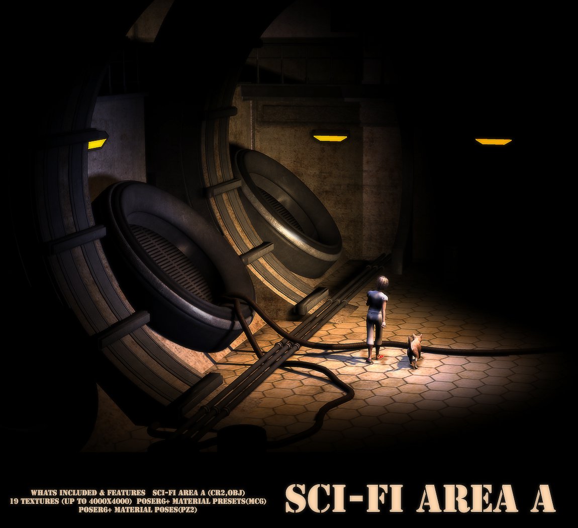 Sci-fi Area A_DAZ3D下载站