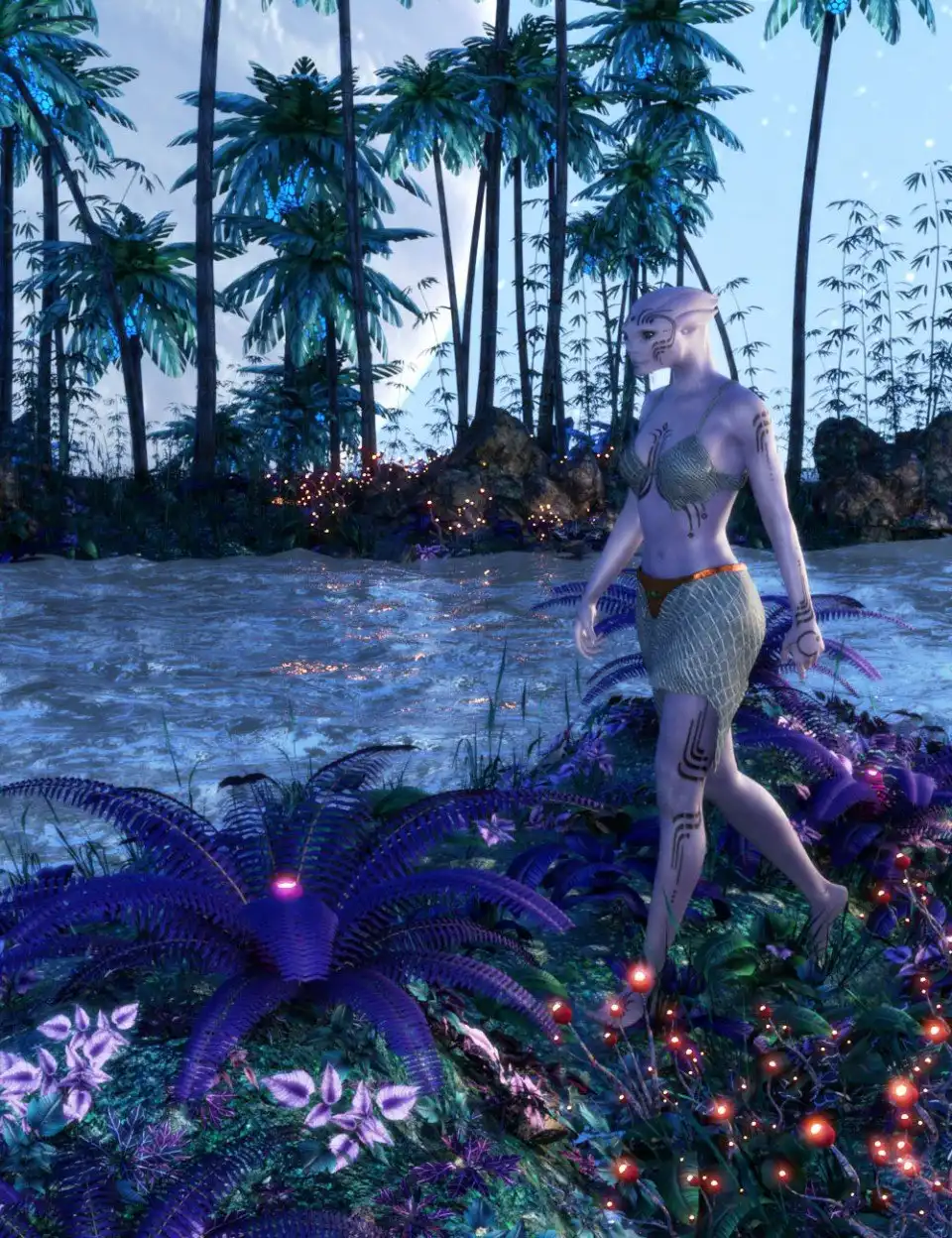 SciFi Jungle Plant Set_DAZ3DDL