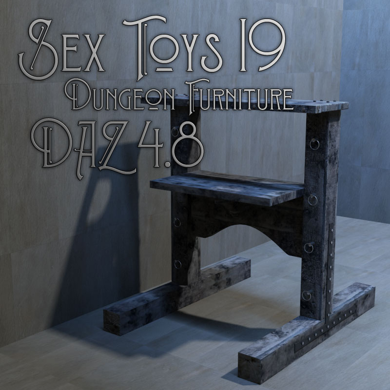 Sex Toys 19 – Dungeon Furniture 4_DAZ3D下载站
