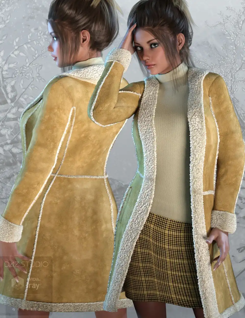 Shearling Outfit for Genesis 3 Female(s)_DAZ3DDL