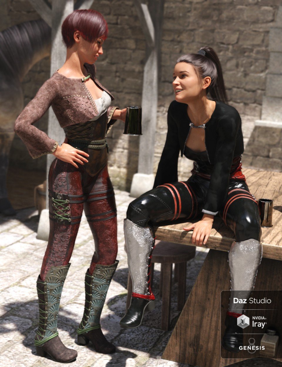 Soul Keeper Outfit Textures_DAZ3DDL