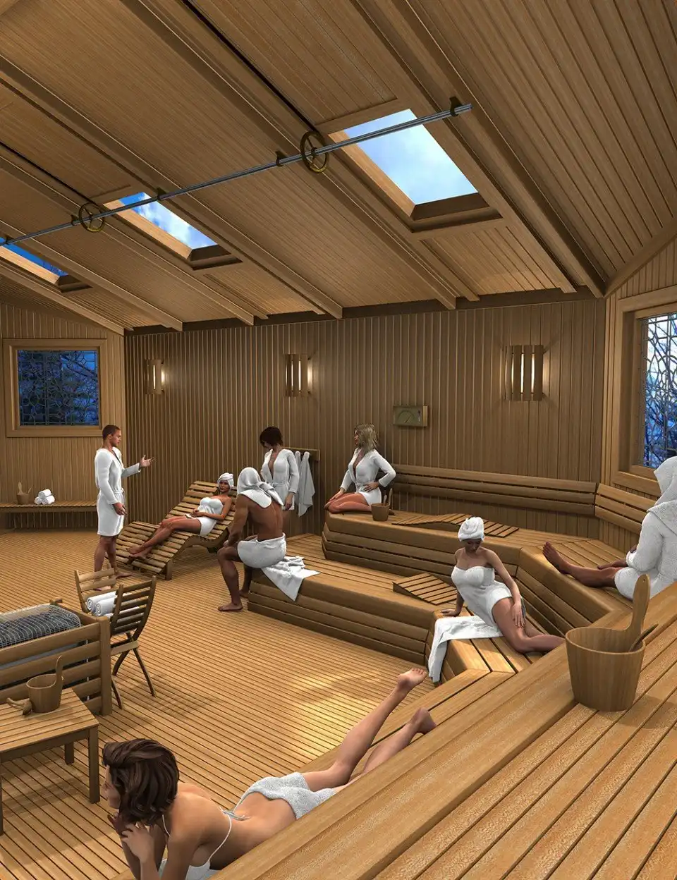 Spa Sauna_DAZ3DDL