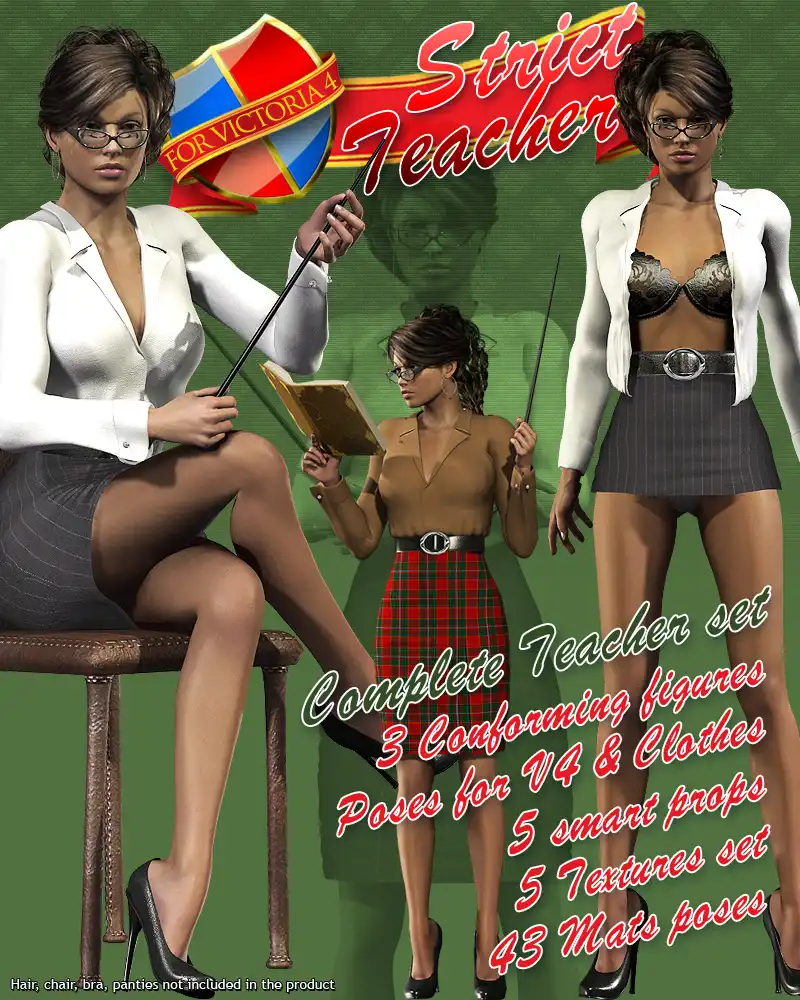 Strict Teacher V4/A4/G4/Elite_DAZ3DDL