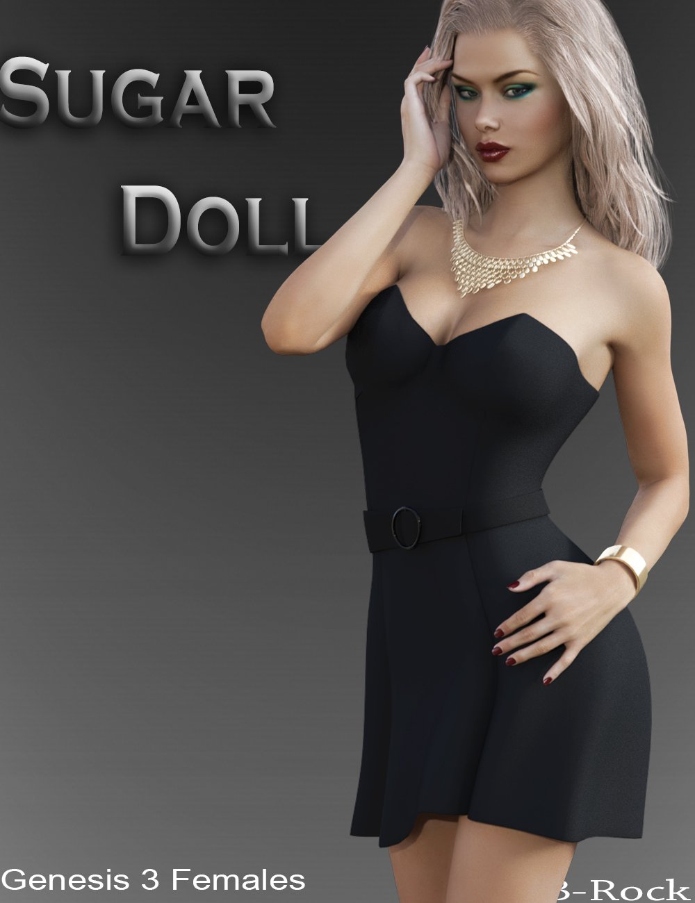Sugar Doll for Genesis 3 Females_DAZ3D下载站