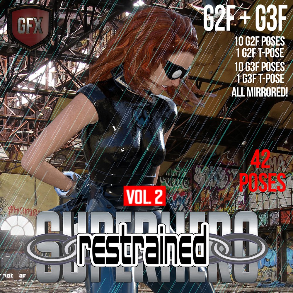 SuperHero Restrained for G2F and G3F Volume 2_DAZ3DDL