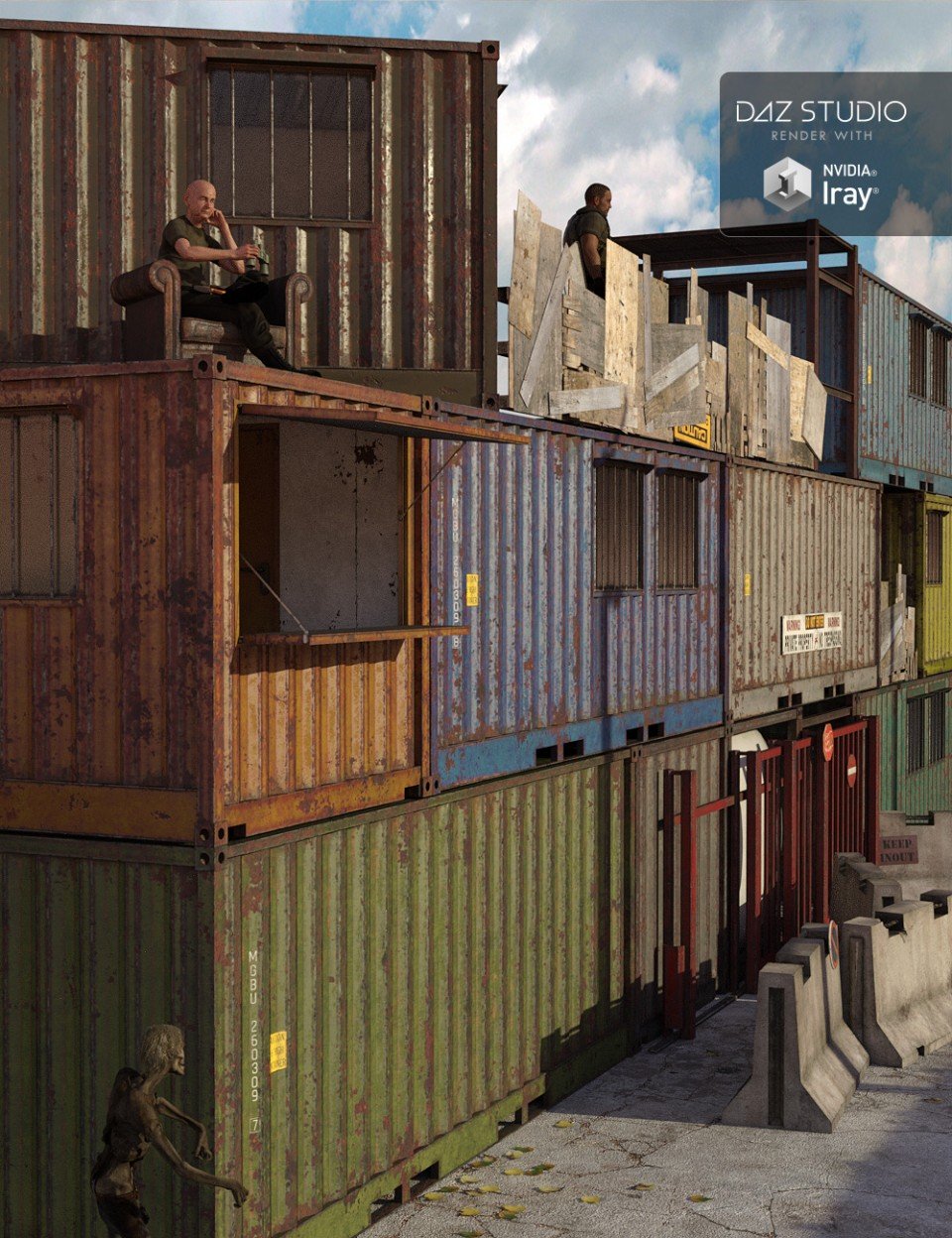 Survival Container Stronghold_DAZ3DDL