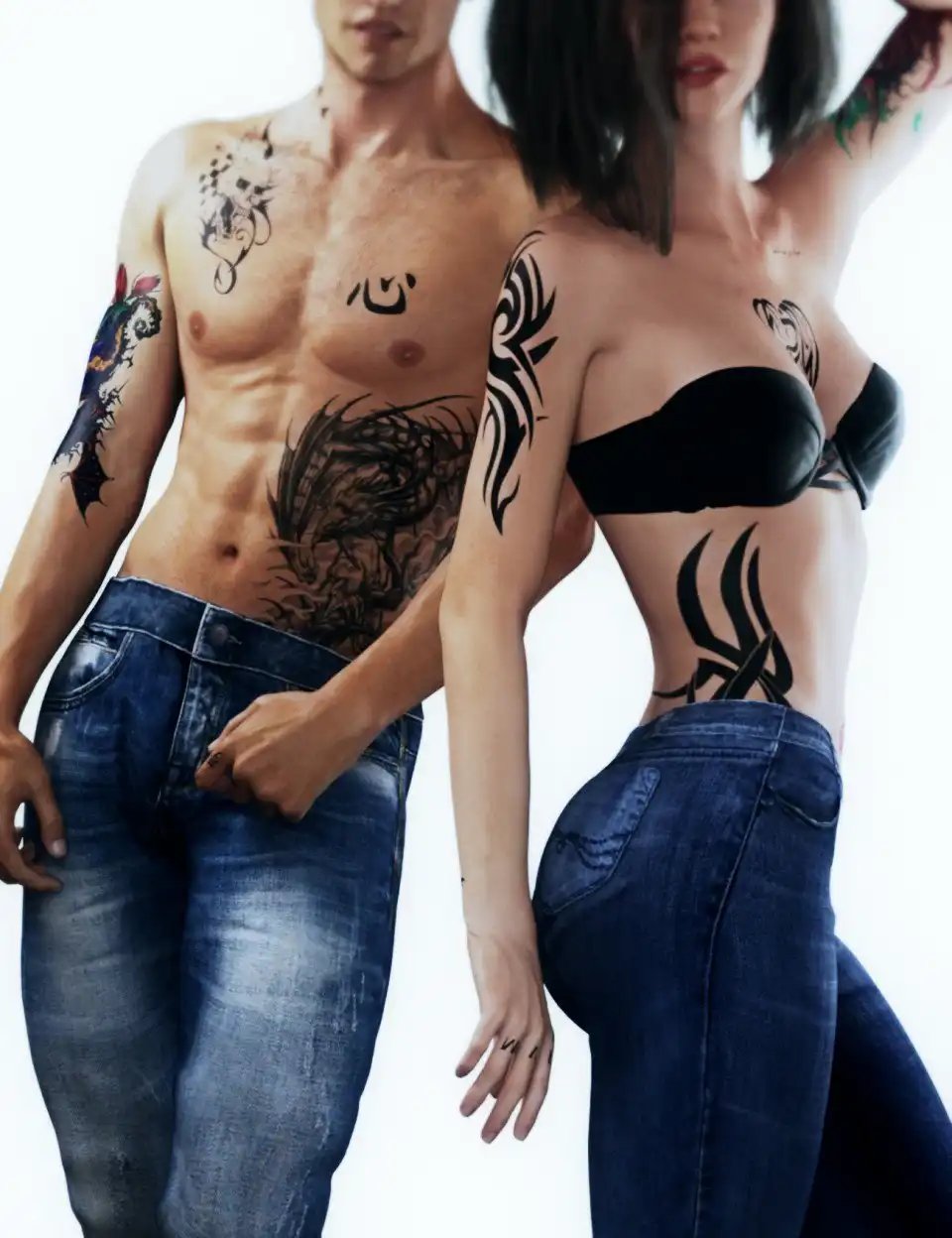 Tattoo Bundle_DAZ3DDL