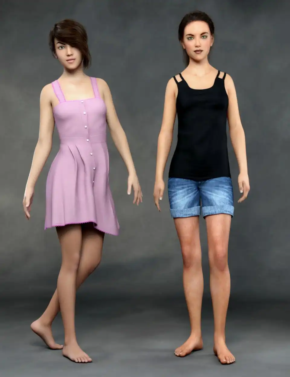 Teen Girls for Genesis 8 Female_DAZ3DDL