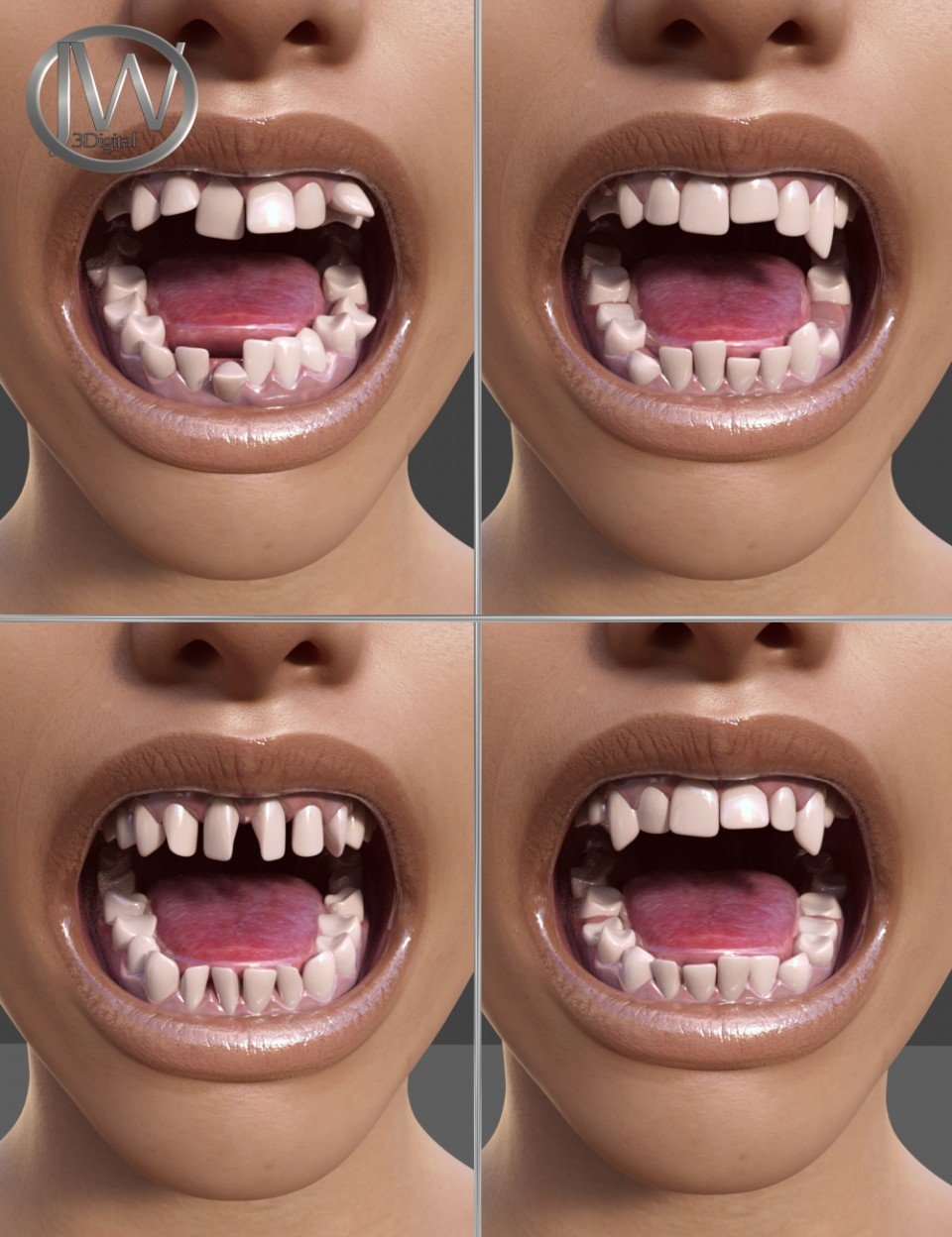 Teeth Master Control for Genesis 8 Female_DAZ3D下载站