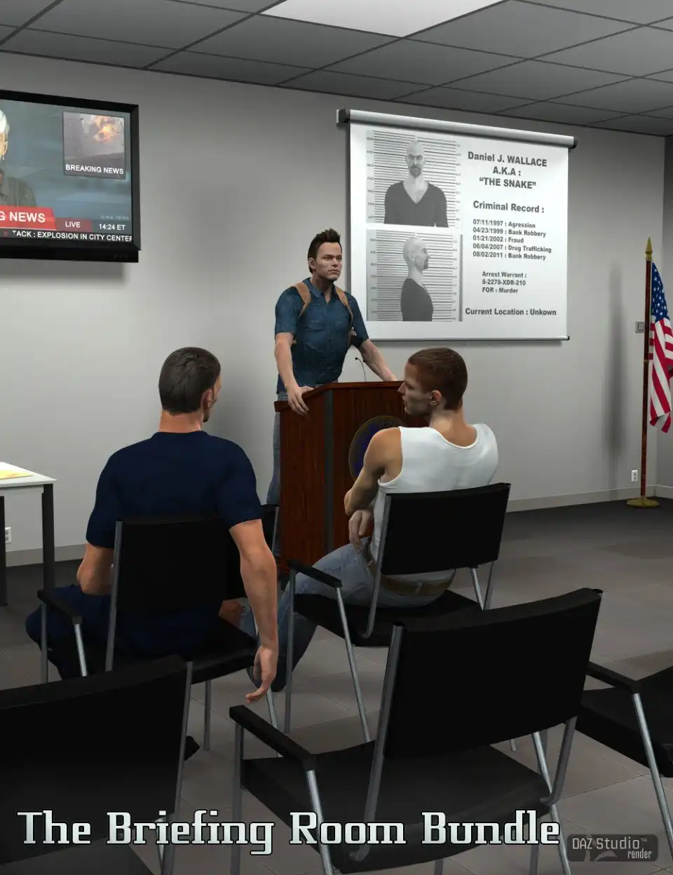 The Briefing Room Bundle_DAZ3D下载站