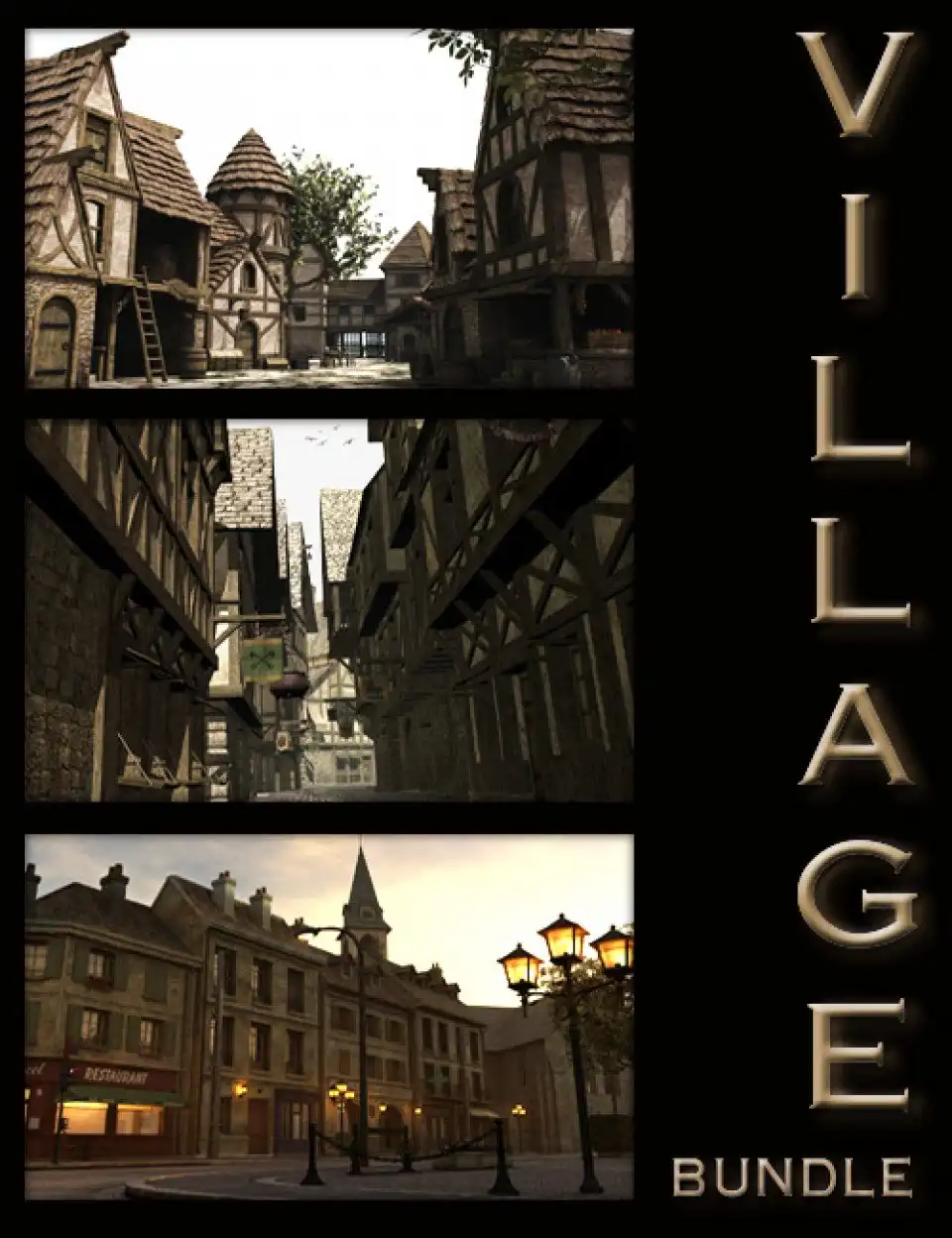 The Faveral Village Bundle_DAZ3DDL