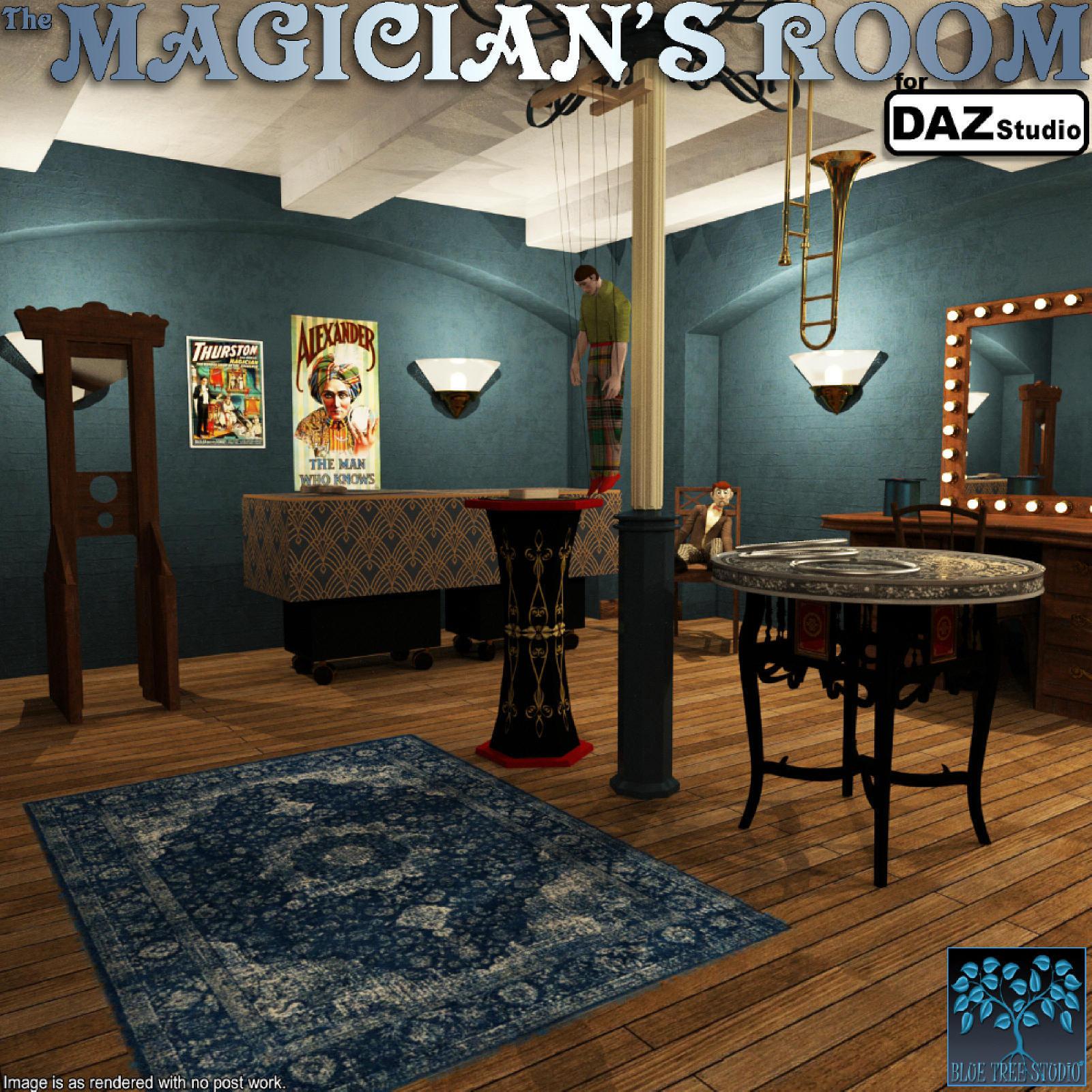 The Magician’s Room for DAZ Studio_DAZ3D下载站