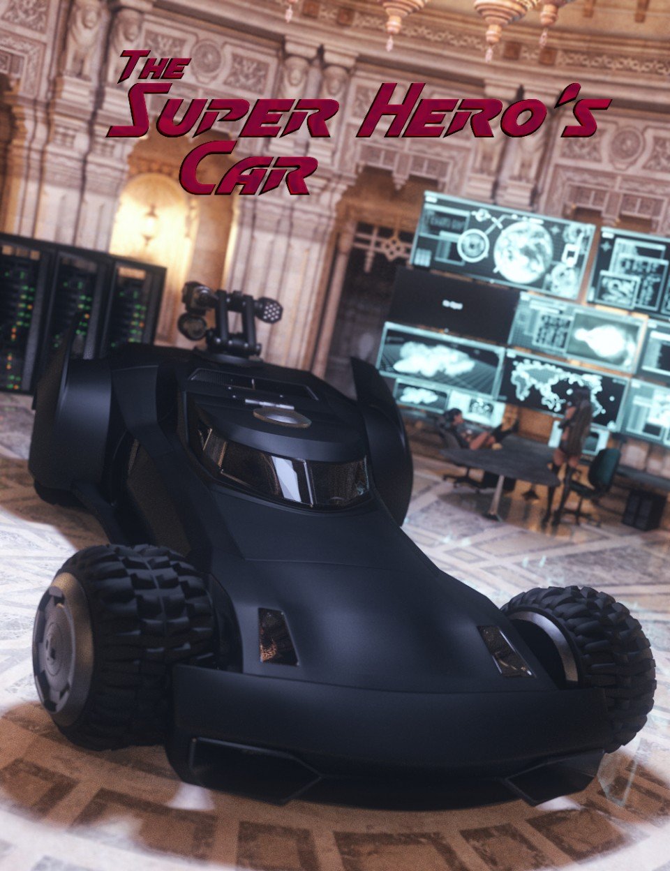 The Super Hero’s Car_DAZ3D下载站