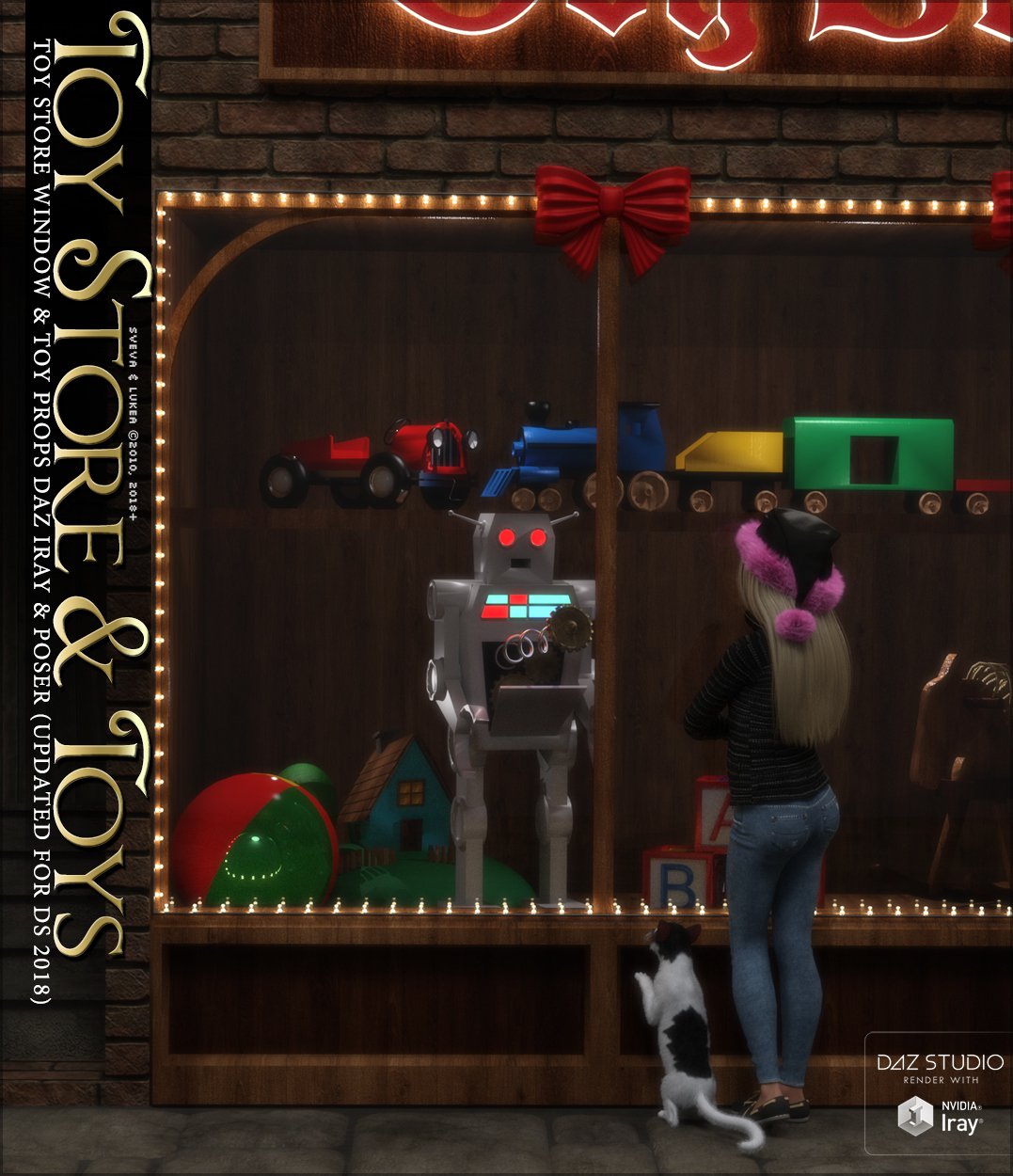Toy Store Window and Toys for DS and Poser_DAZ3DDL