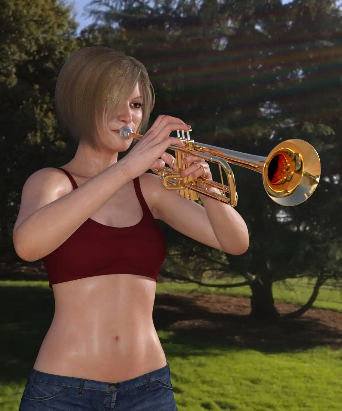 Trumpet for Daz Studio_DAZ3DDL