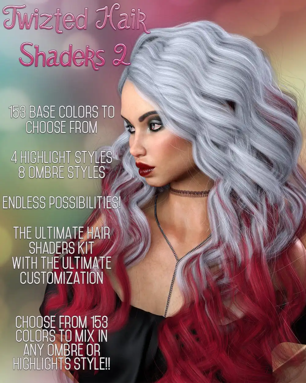 Twizted Hair Shaders 2_DAZ3DDL