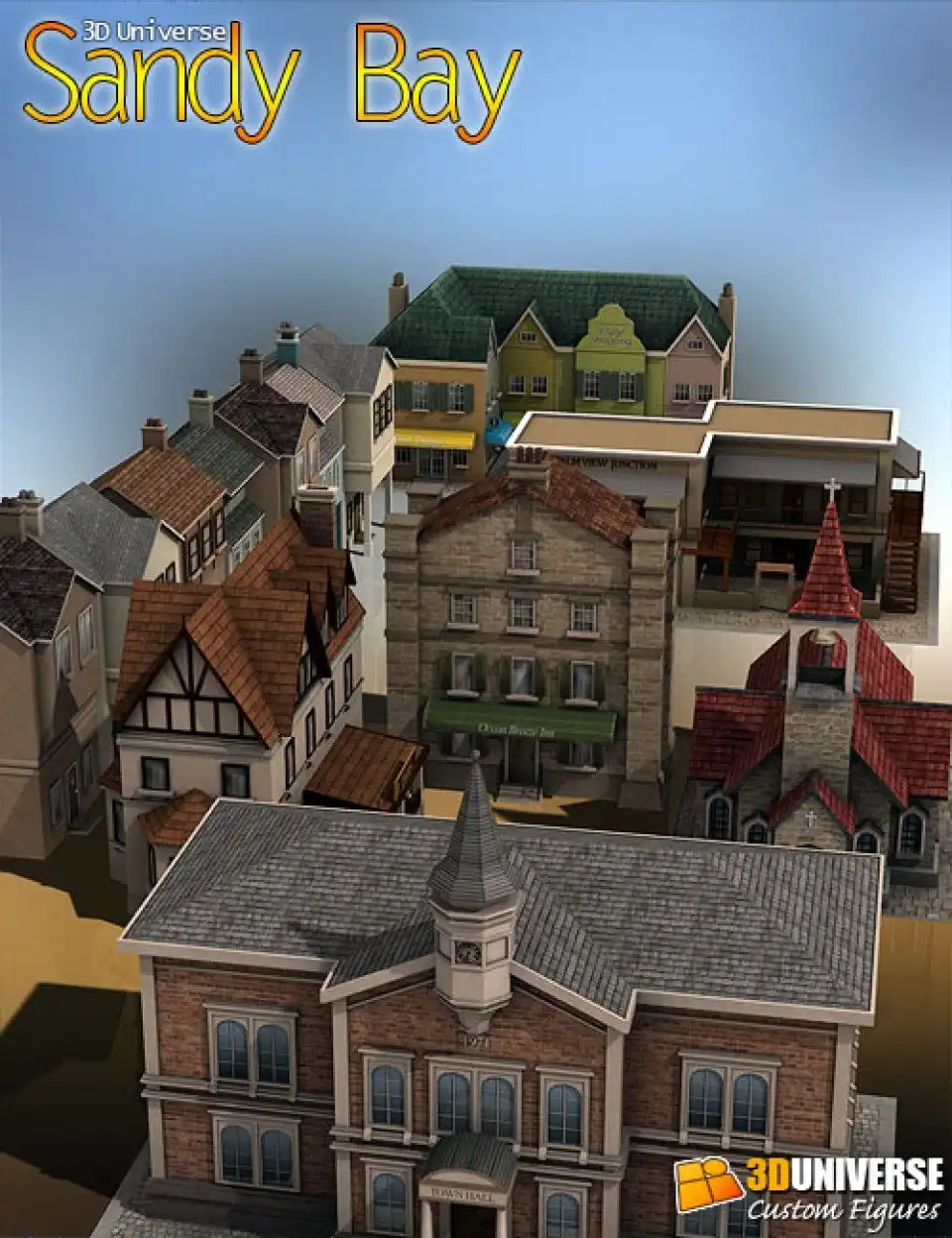 Village Buildings_DAZ3DDL