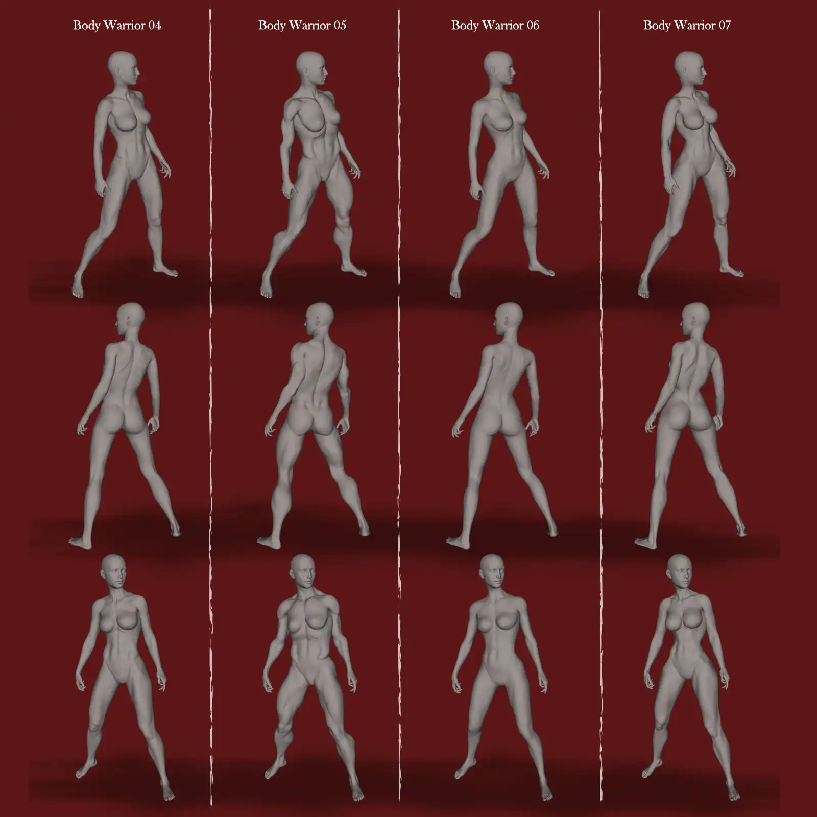 Warrior Body Morphs for Genesis 8 Female_DAZ3DDL