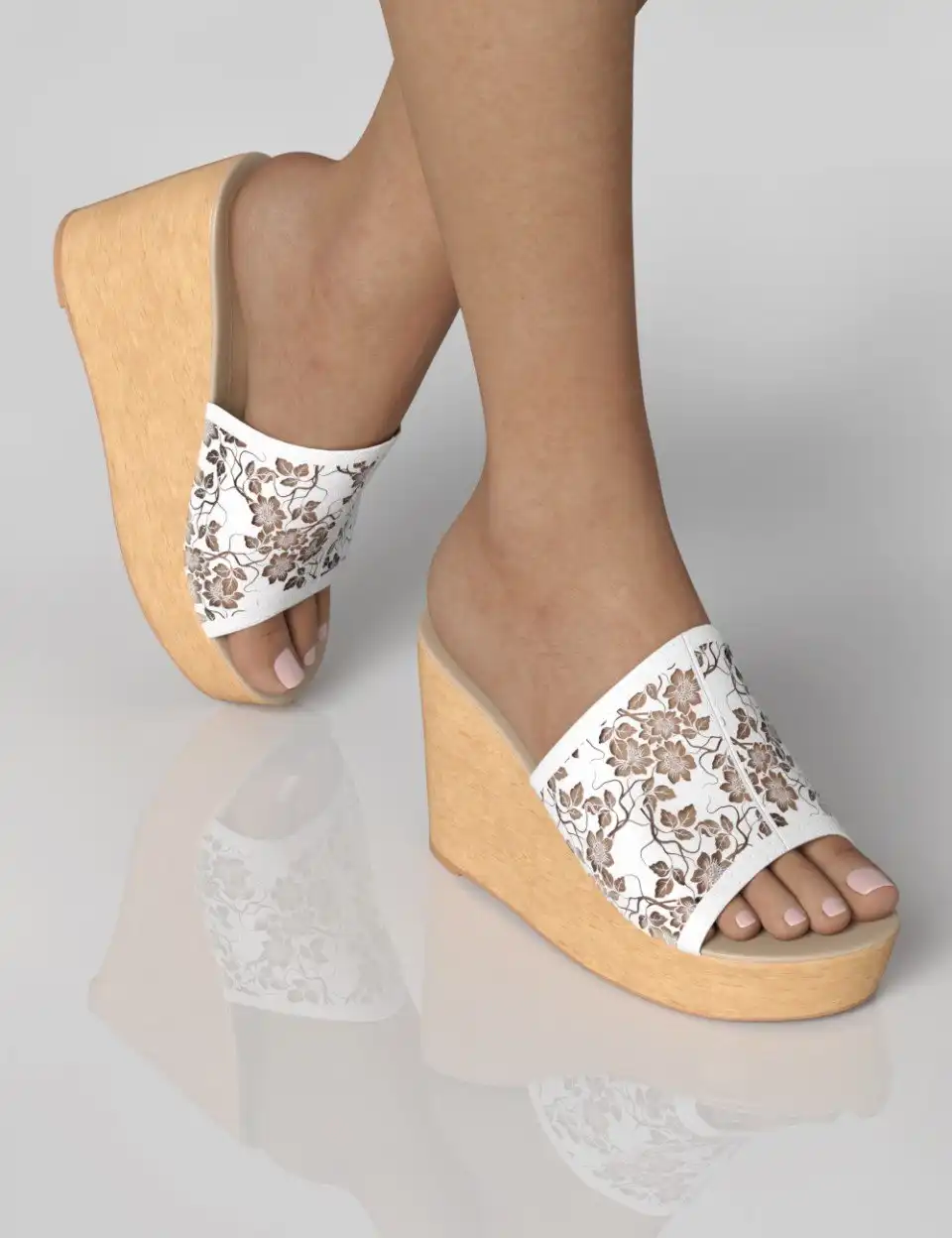 Wedge Sandals for Genesis 8 Female(s)_DAZ3DDL