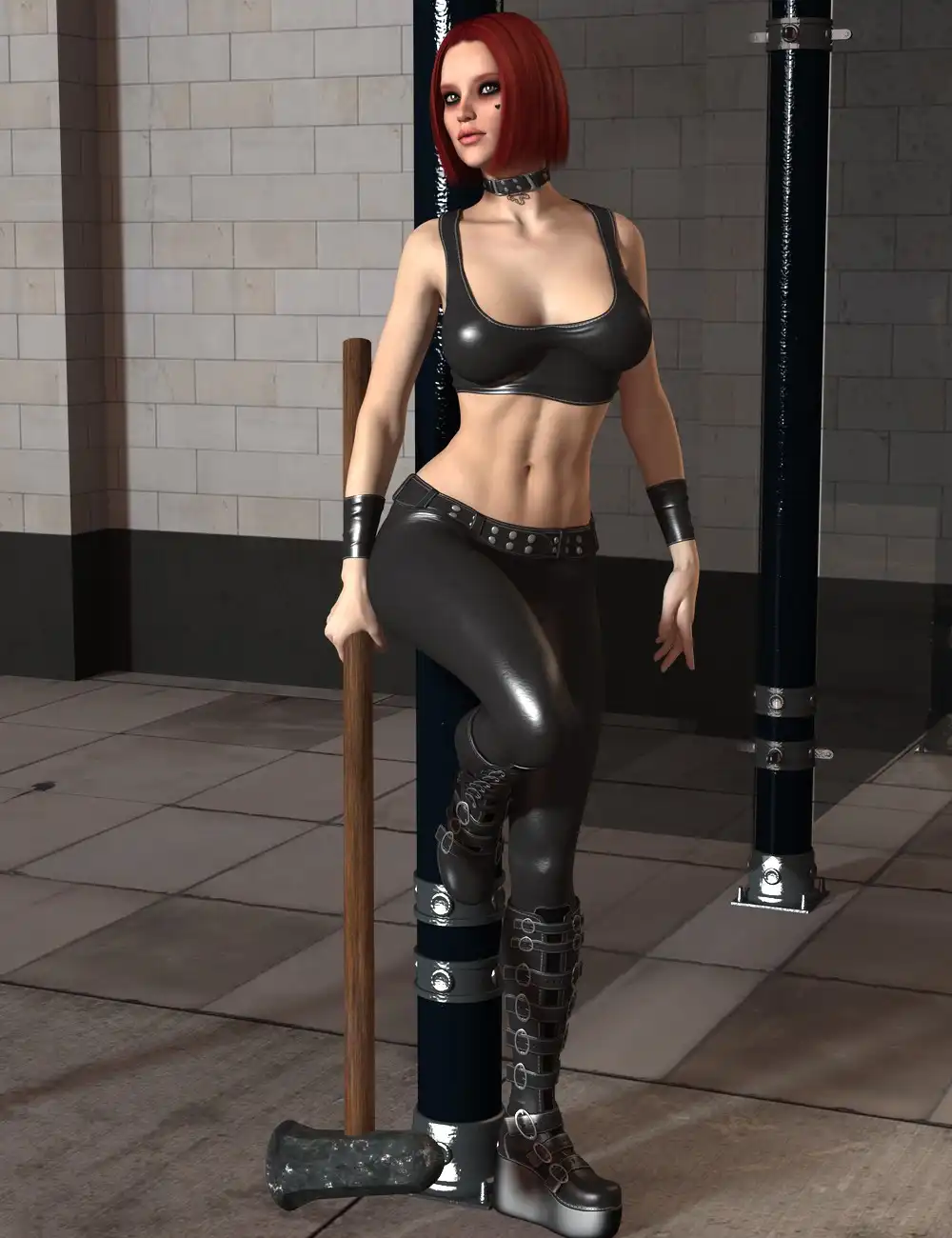 Wetlook Outfit for Genesis 2 Female(s)_DAZ3DDL