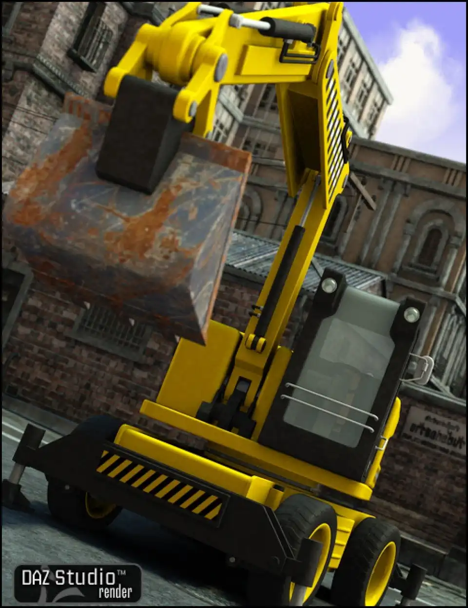 Wheel Excavator_DAZ3DDL