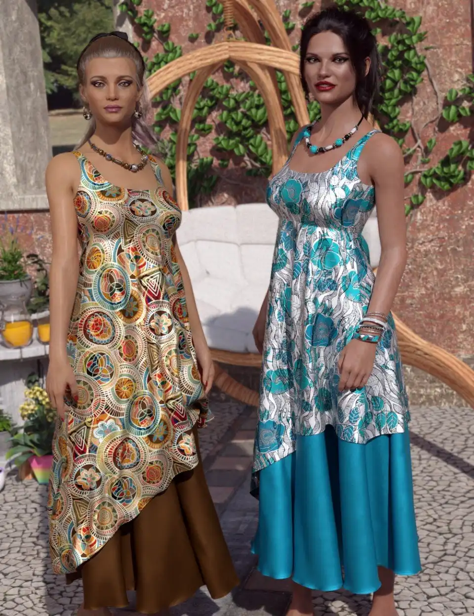 dForce Boho Boutique Serenity: Allure_DAZ3D下载站