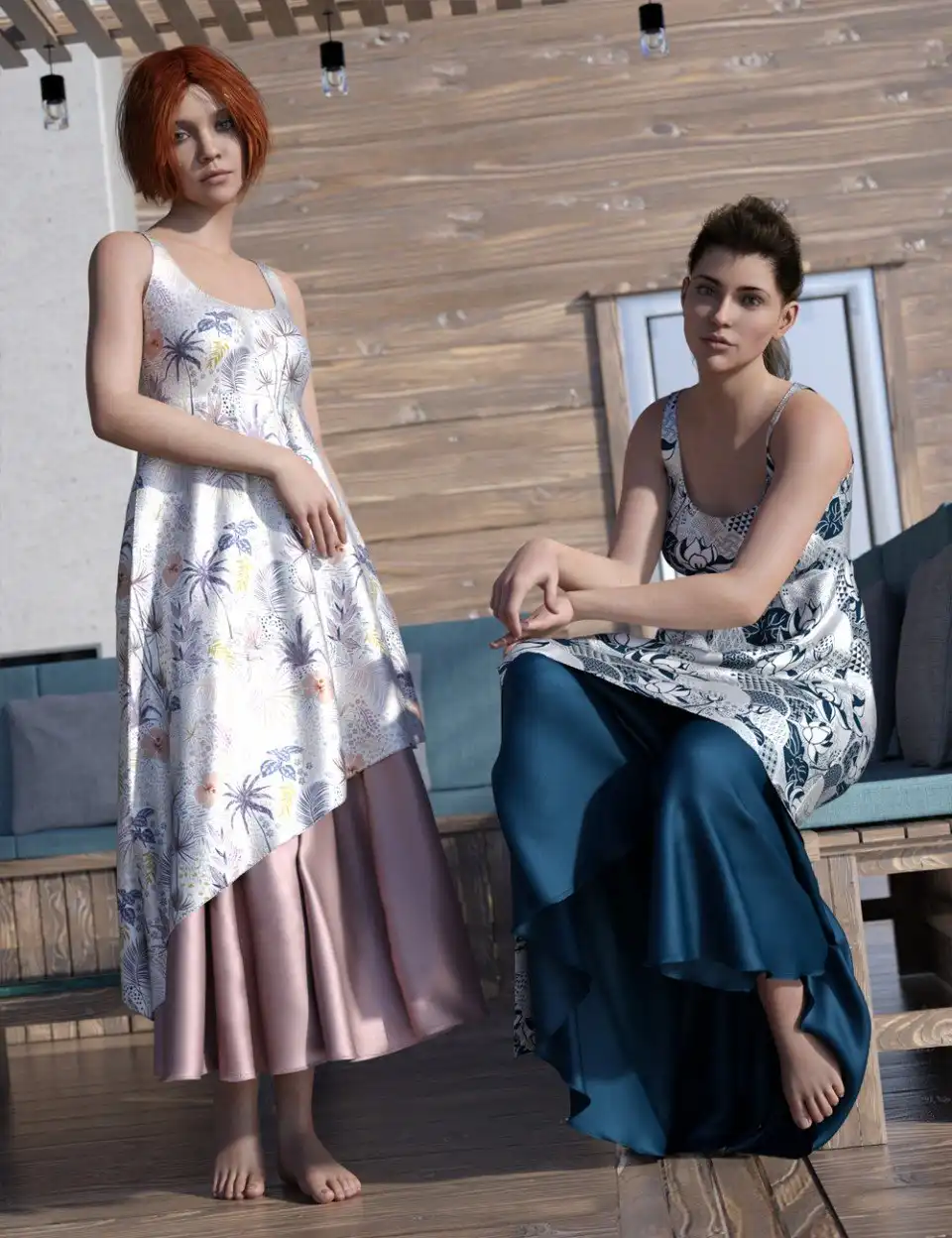 dForce Boho Boutique Serenity_DAZ3D下载站
