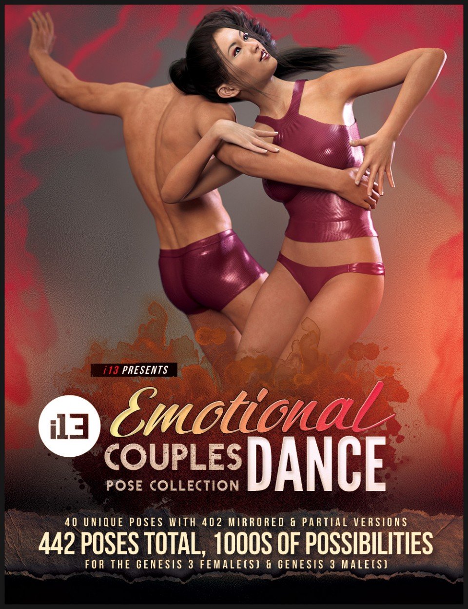 i13 Emotional Dance for the Genesis 3 Female(s) and Genesis 3 Male(s)_DAZ3DDL