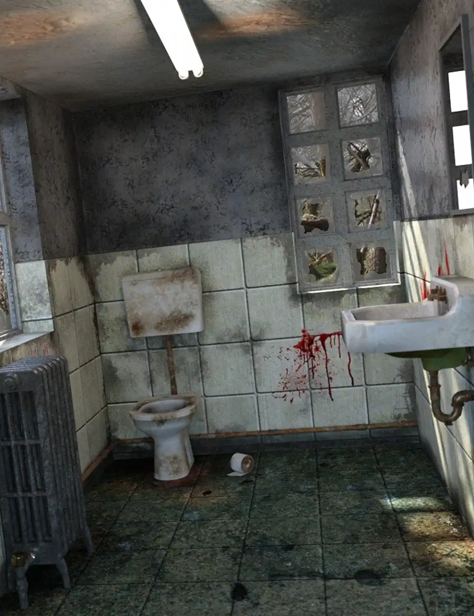 Abandoned Toilet_DAZ3D下载站