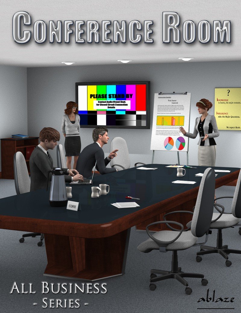 All Business Conference Room_DAZ3D下载站