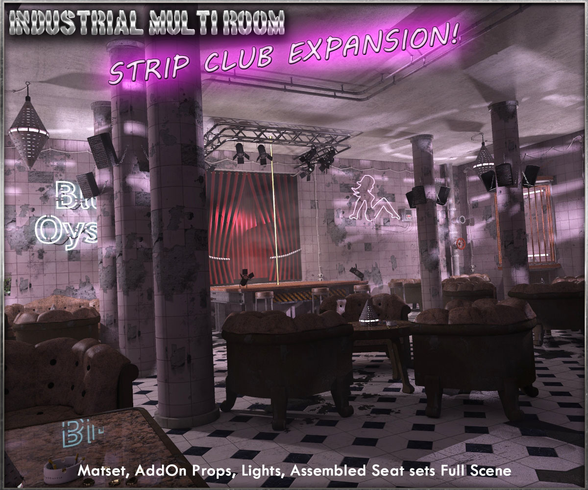 Apocalyptic Strip Club for IMR by 3-D-C_DAZ3DDL