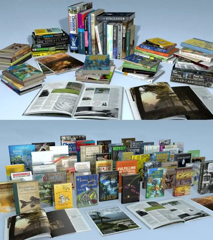 Books and Magazines_DAZ3DDL