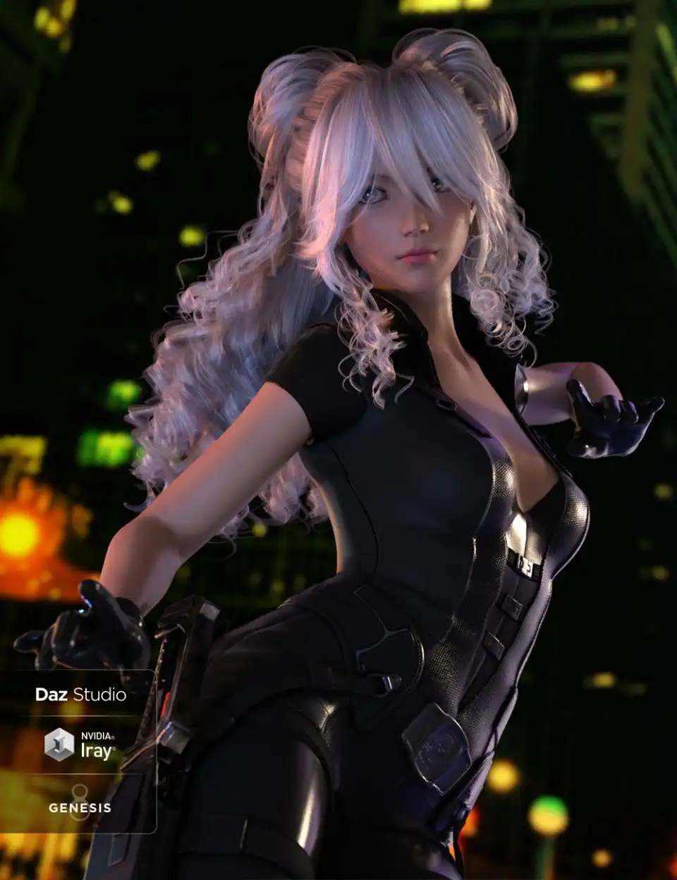 Bunny Hair for Genesis 3 and 8 Female(s)_DAZ3DDL