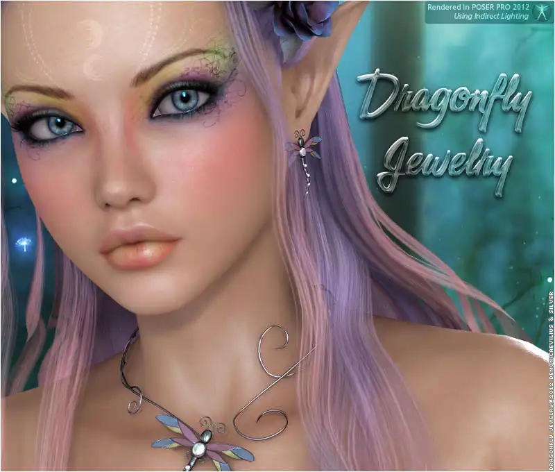 Dragonfly Jewelry V4_DAZ3DDL