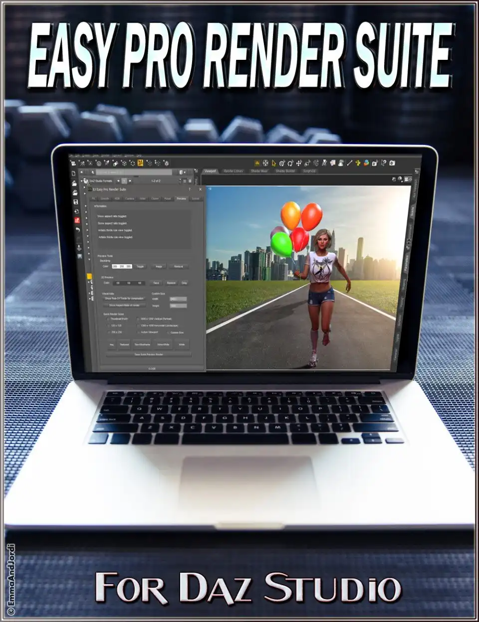 EJ Easy Pro Render Suite_DAZ3DDL