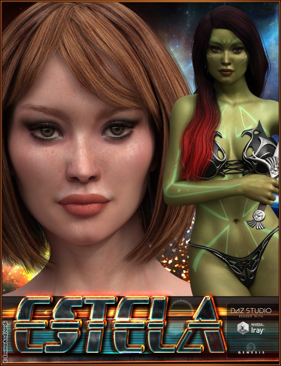 EJ Estela for Genesis 3 Female(s)_DAZ3D下载站