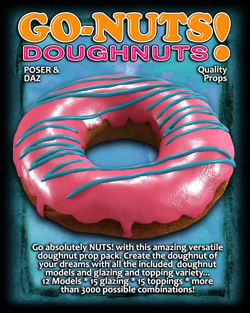 Exnem Doughnuts_DAZ3D下载站