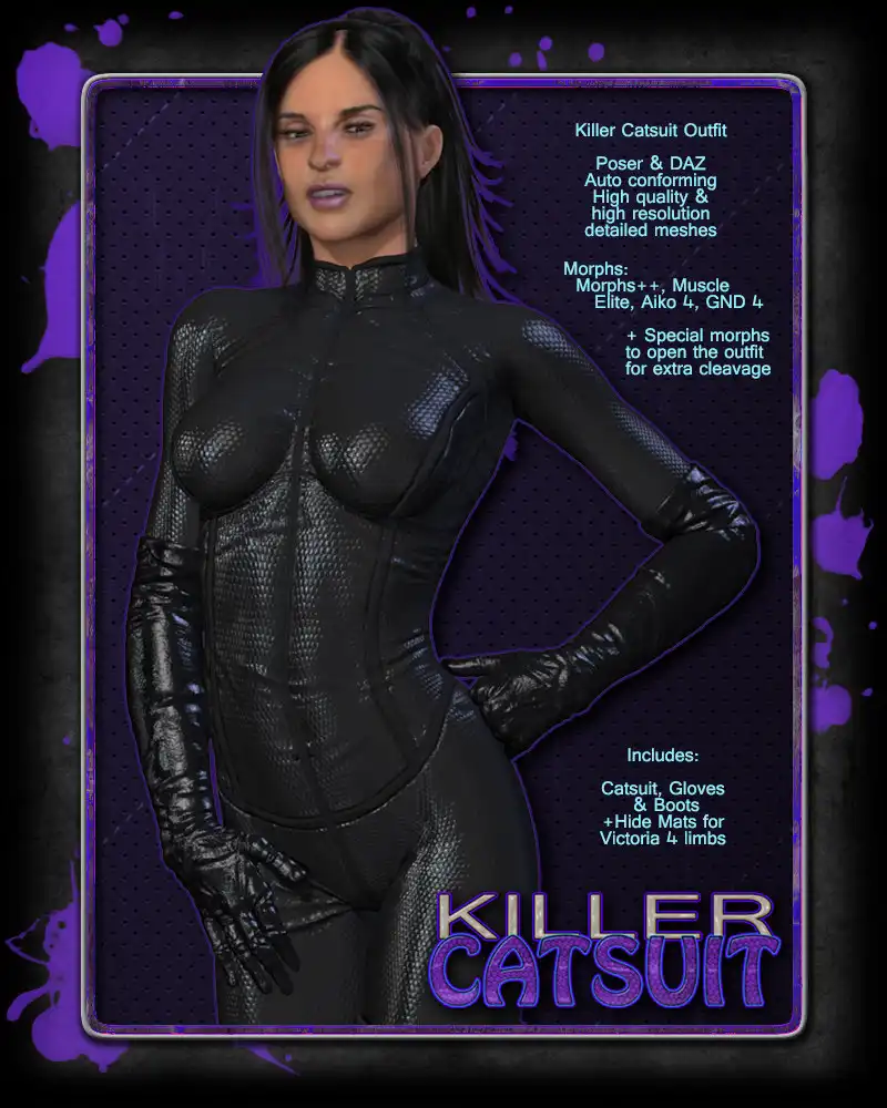 Exnem Killer Catsuit V4_DAZ3DDL