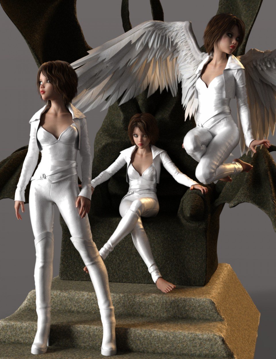 Fallen Angel Poses for Rynne 8_DAZ3D下载站